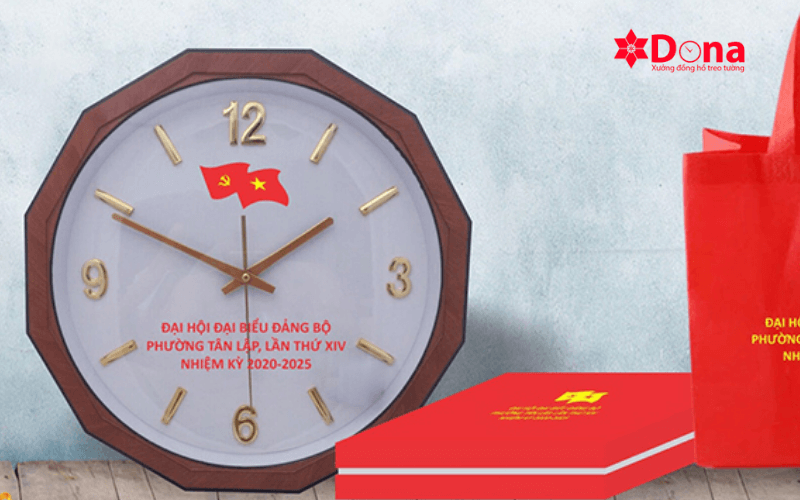 Lưu ý khi đặt đồng hồ in logo cơ quan nhà nước