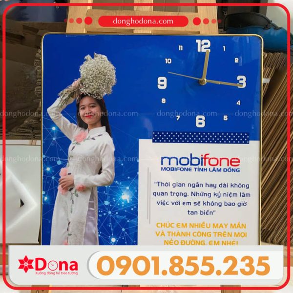 đồng hồ tráng gương vuông