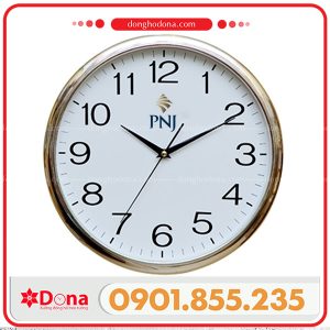 Đồng hồ xi vàng logo PNJ