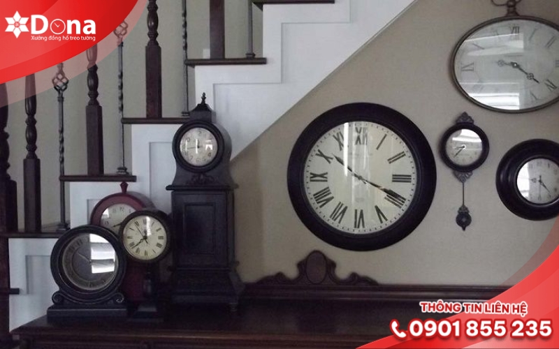 Treo quá nhiều đồng hồ trong nhà