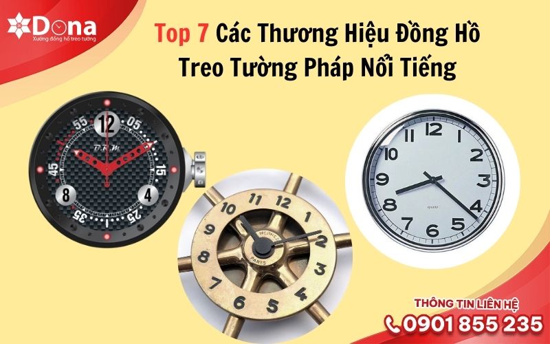 Top 7 Các Thương Hiệu Đồng Hồ Treo Tường Pháp Nổi Tiếng