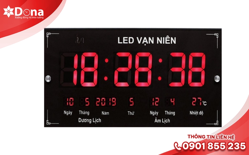 Cách Chỉnh Giờ Đồng Hồ Điện Tử Treo Tường Đơn Giản 