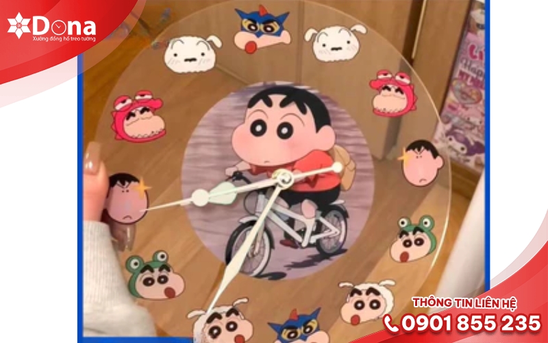 Đồng hồ giấy phong cách hoạt hình