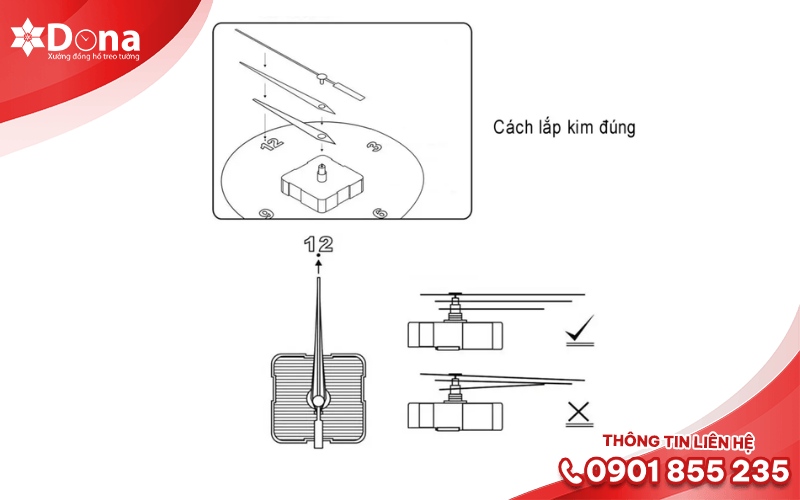 Cách Lắp Kim Đồng Hồ Treo Tường Tại Nhà Ai Cũng Làm Được