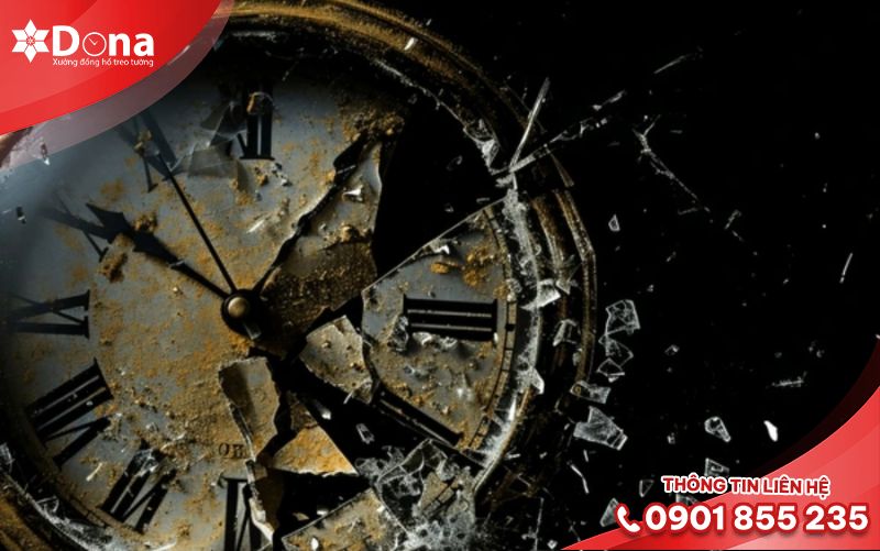 Sửa rơi vỡ đồng hồ treo tường tại nhà