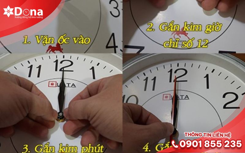Nắn chỉnh kim đồng hồ bị cong, lệch