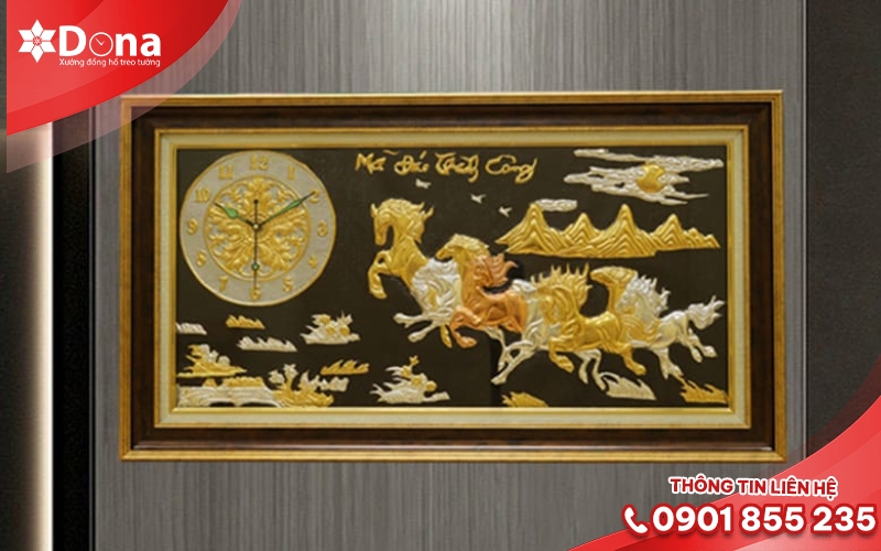 Đồng hồ mã đáo thành công mạ vàng cao cấp