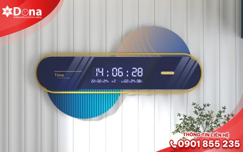 Đồng hồ treo tường LED thông minh