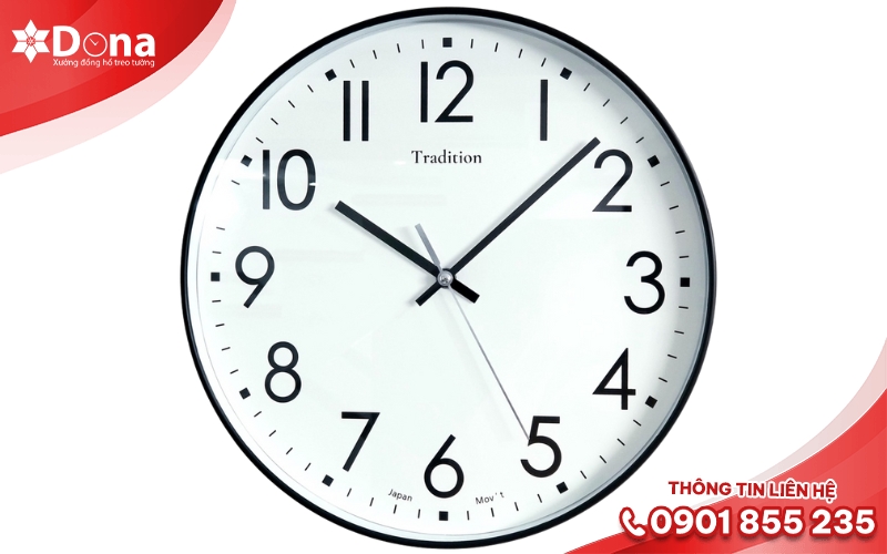 Bí Quyết Chọn Kích Thước Đồng Hồ Treo Tường Chuẩn