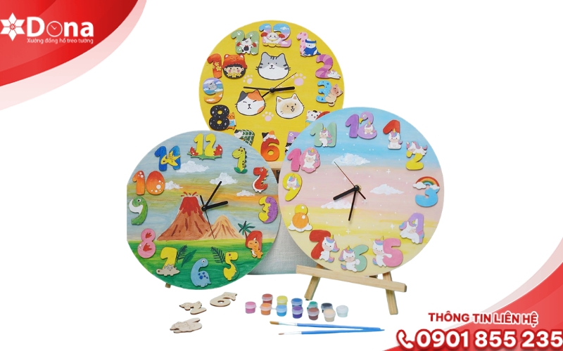 Tự Thiết Kế Đồng Hồ Treo Tường Đẹp Tại Nhà