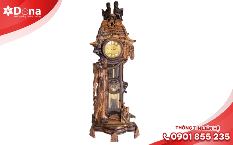 Đồng hồ quả lắc phong thủy cho phòng khách