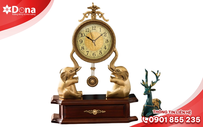Đồng hồ quả lắc trang trí nghệ thuật độc đáo