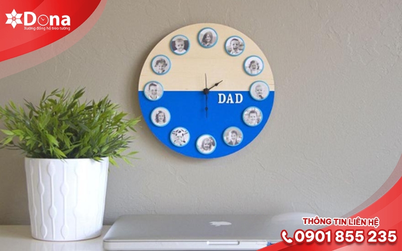 Cách treo đồng hồ handmade an toàn và đẹp mắt