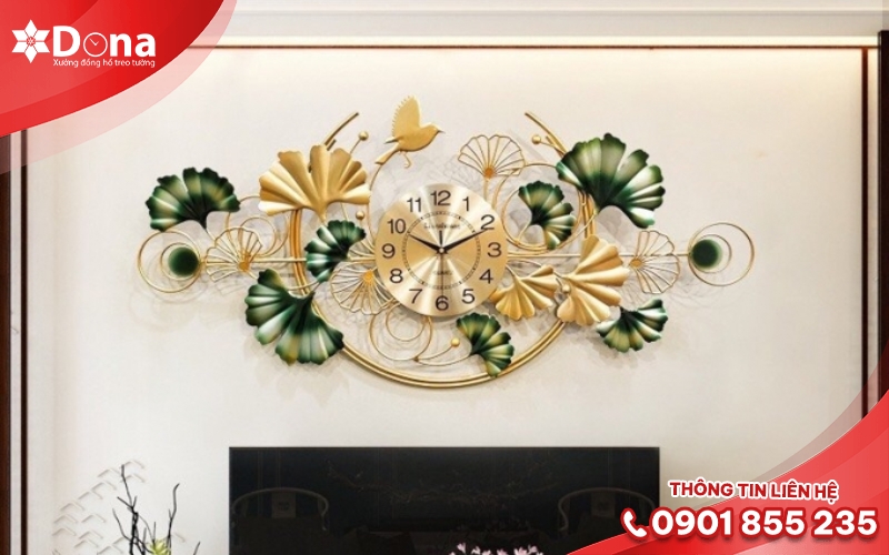 Đồng hồ treo tường kết hợp tranh treo nghệ thuật Đồng hồ treo tường kết hợp tranh treo nghệ thuật
