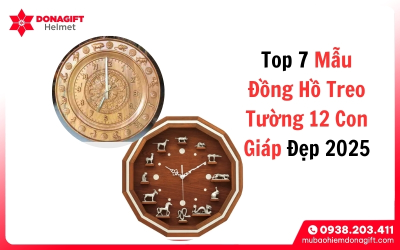 Top 7 Mẫu Đồng Hồ Treo Tường 12 Con Giáp Đẹp 2025