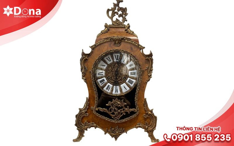 Ý tưởng 2: Đồng hồ gỗ vintage mang hơi thở cổ điển