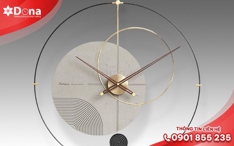 Ý tưởng 3: Đồng hồ tối giản phong cách Scandinavian