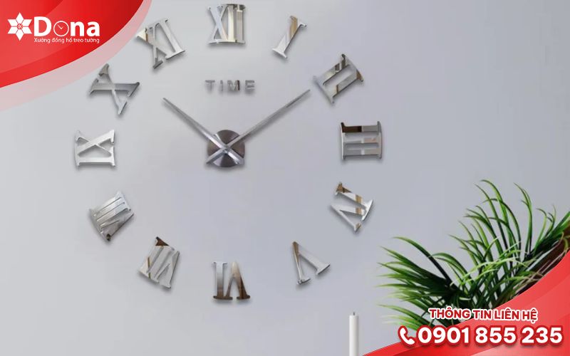 Ý tưởng 5: Đồng hồ treo tường DIY tự làm sáng tạo