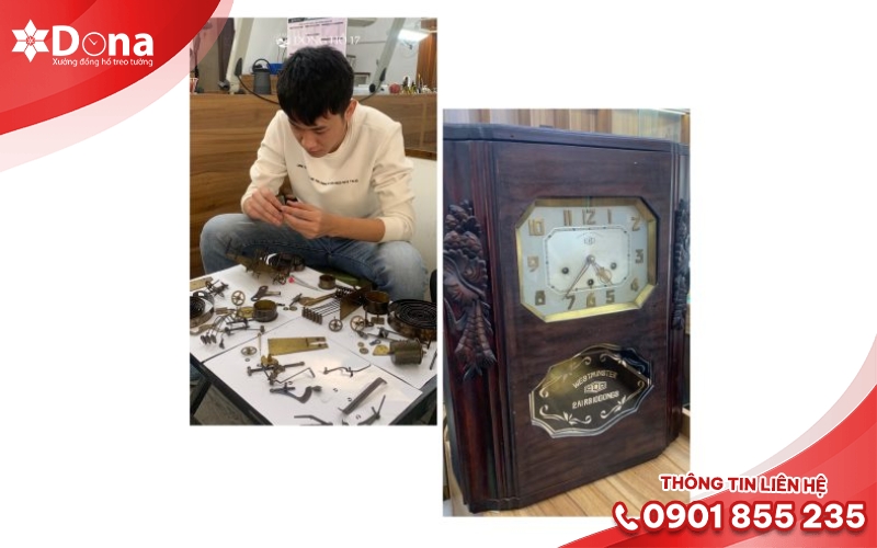 Bộ máy đồng hồ bị khô dầu hoặc bám bụi