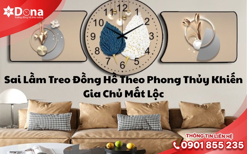 Sai Lầm Treo Đồng Hồ Theo Phong Thủy Khiến Gia Chủ Mất Lộc Sai Lầm Treo Đồng Hồ Theo Phong Thủy Khiến Gia Chủ Mất Lộc