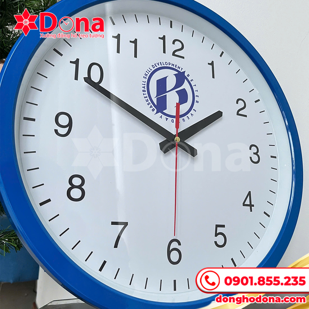 Đồng hồ treo tường in logo Kimban Hoops - hình ảnh 4